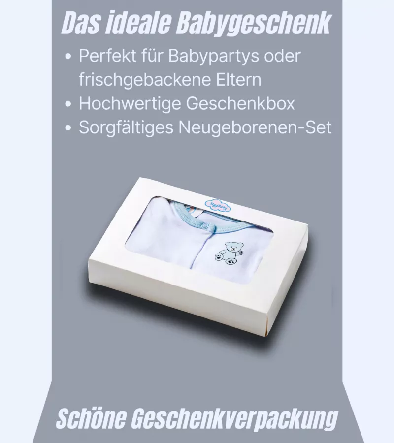 Strampler-Set mit Cardigan für Jungen