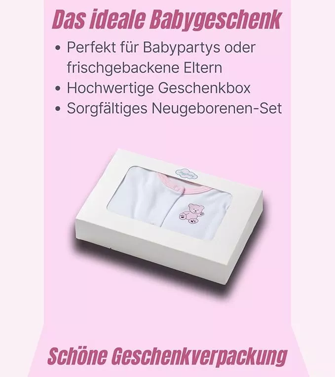 Strampler-Set mit Cardigan für Mädchen