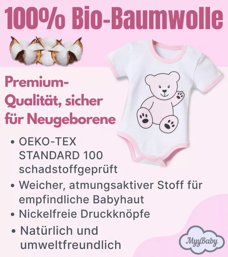 Neugeborenen Set, Erstausstattung Baby Kleidung, Geschenkset. für Mädchen
